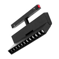 Reflektor łamany szyny magnetycznej LED 12W 3000K ciepła | czarny
