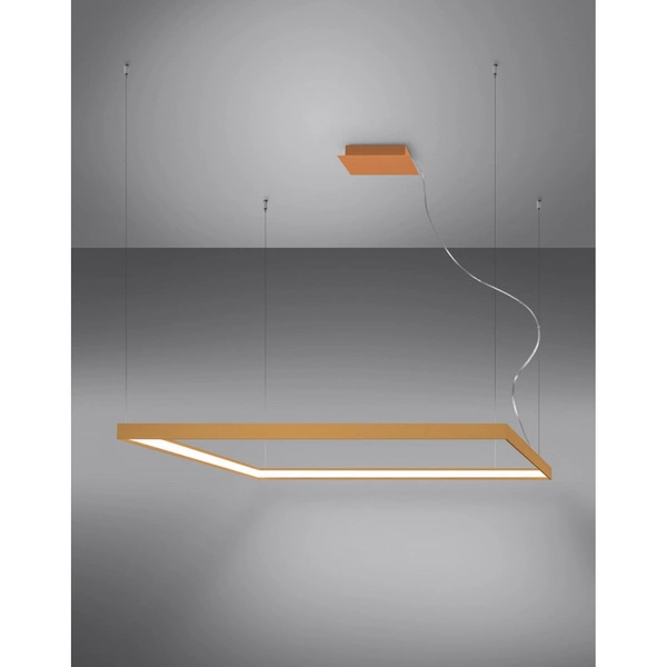 Lampa wisząca NELYA L, złota, 70W LED, barwa neutralna 4000K, TH.158