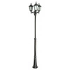 Lampa masztowa Retro Classic OGMWN 3 latarnia 2-3metry IP43 | czarna