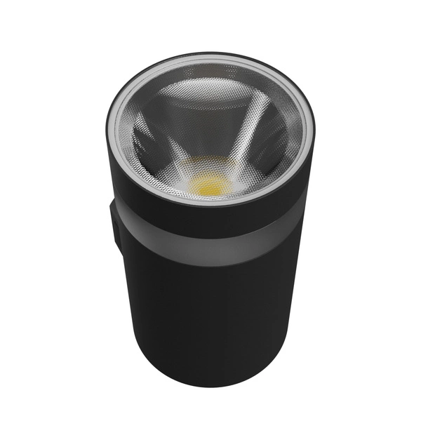 TORRE RING 9W CCT 230V IP54 99x78x156MM CZARNY OKRĄGŁA ELEWACYJNA JEDNOKIERUNKOWE