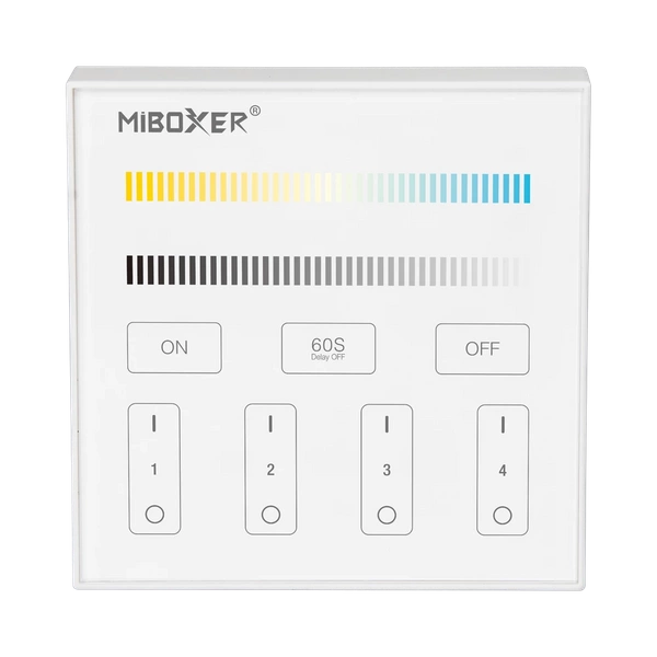 Panel naścienny CCT 4-strefowy biały B2 2xAAA