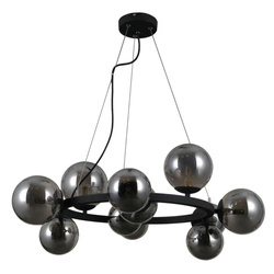 Lampa wisząca Montora śr. 64cm 11xG9 | czarna