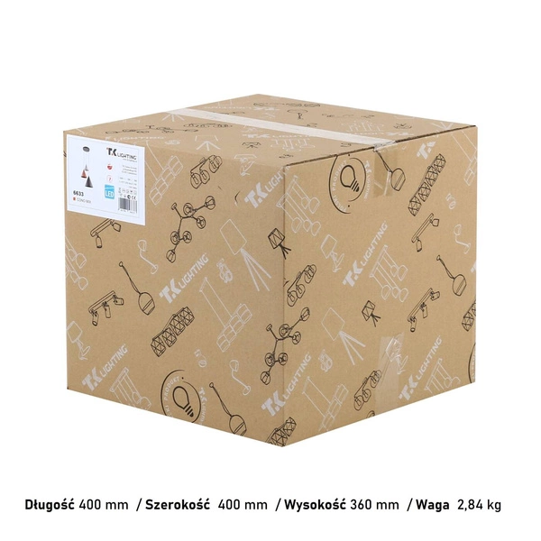 CONO MIX LAMPA WISZĄCA 3 SML 6633