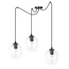 Lampa wisząca Emibig LEVEL 3 BL TRANSPARENT 756/3