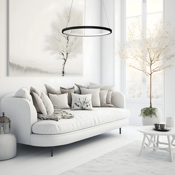 Lampa wisząca ROTONDA, czarna, 27W LED, barwa neutralna 4000K, ML7939