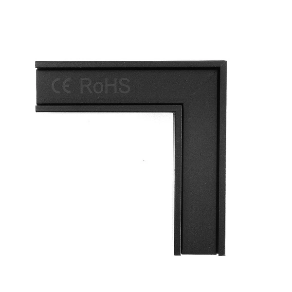 Łącznik kątowy do szyn magnetycznych natynkowych 48V | czarny