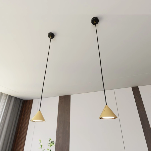 Lampa wisząca Emibig ELIT 1 BL GOLD 1329/1