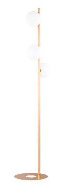 Nowoczesna Lampa podłogowa FEME wys. 151cm 3xG9 14W IP20 | Złoty