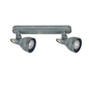 Lampa sufitowa ASH listwa 92-64400 2xGU10 szary mat