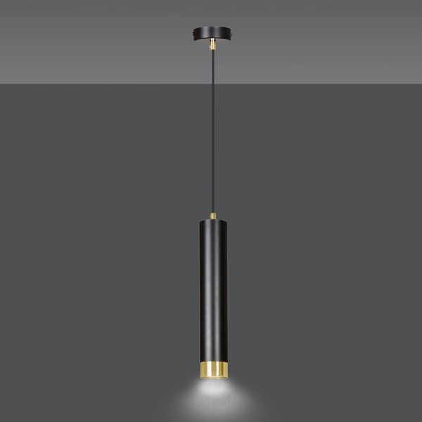 Lampa wisząca Emibig KIBO 1 BL/GOLD 644/1