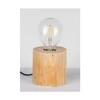 Lampa stołowa Trabo 1xE27 Max.25W Sosna Naturalna/Czarny Kabel PCV 76911150