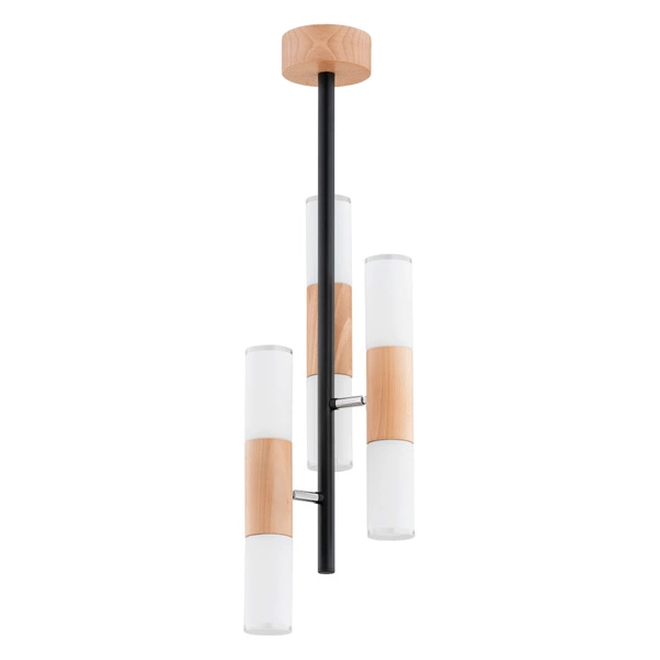 Lampa sufitowa ALFA HIROCO CZARNA 6xE14 20cm | 63263