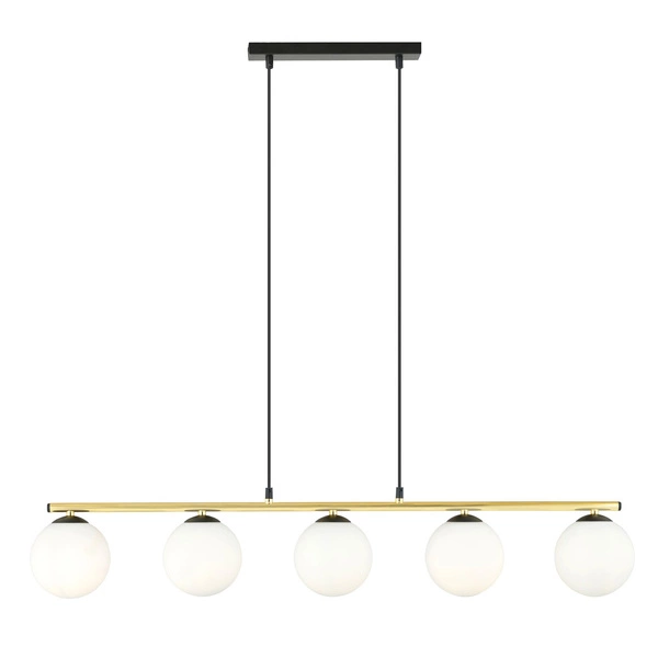 Lampa sufitowa Emibig ALLORA 5 BL OPAL 1254/5