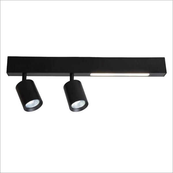 Lampa Sufitowa Magnet 9W+2xGU10 3000/4000K Czarny