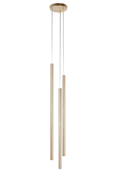 Lampa Sigma SOPEL PREMIUM 3 KOŁO długi złoty szczotkowany 40964