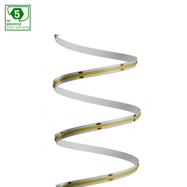 PASEK LED  COB 24V 320LED 7,8W/m 600lm/m WW 8mm IP20 5LAT 5m roll