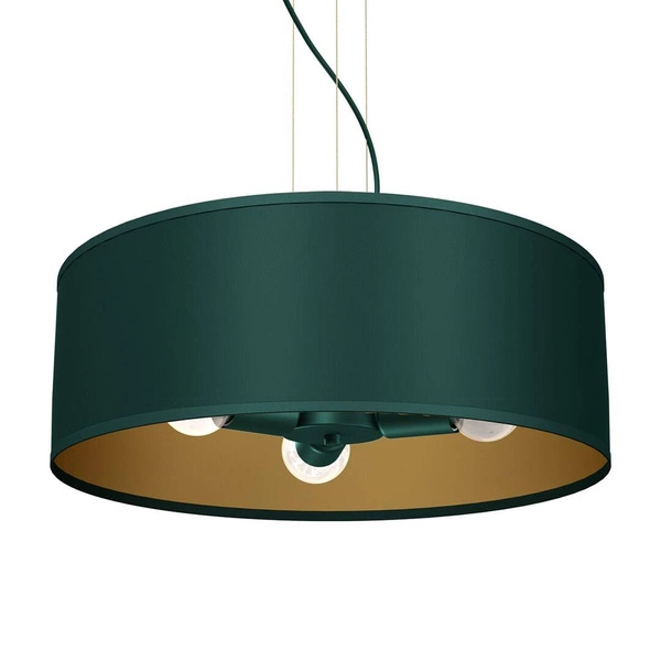 Lampa wisząca VERDE, MLP7879, 50 cm, zielony/złoty, 3x60W E27