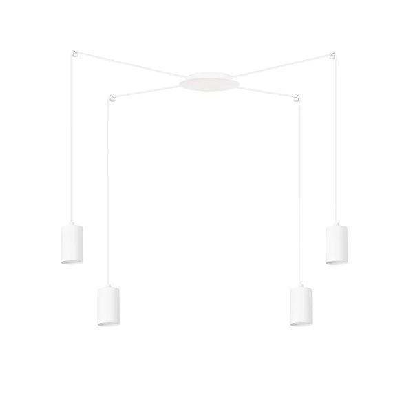 Lampa wisząca Emibig TRAKER 4 WH/Biały 525/4