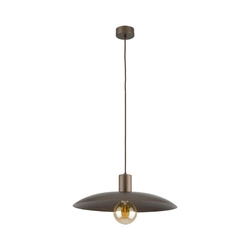 Brązowa lampa wisząca  ASTRA BROWN 1XE27 10964