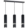 Nowoczesna lampa wisząca listwa VIDAR BLACK/CHROME 3xGU10 MLP6288