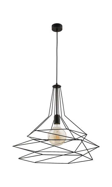 Nowoczesna Lampa wisząca ORO wys. 90cm 1xE27 15W IP20 | Czarny