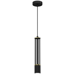 Lampa wisząca ESTILO, MLP8409. czarny/złoty, 1x40W GU10