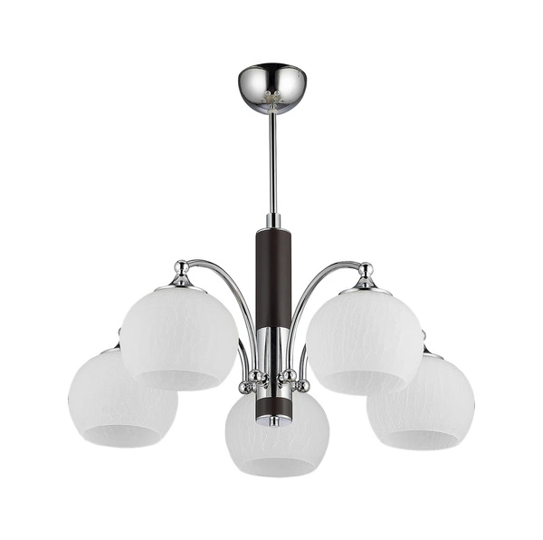 Klasyczny Żyrandol LARGO wys. 52cm 5xE27 15W IP20 | Chrom