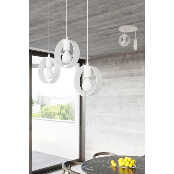 Lampa wisząca TITRAN 1, biała, 1x60W E27, SL.1137