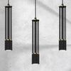 Lampa wisząca ESTILO, MLP8410, czarny/złoty, 3x40W GU10