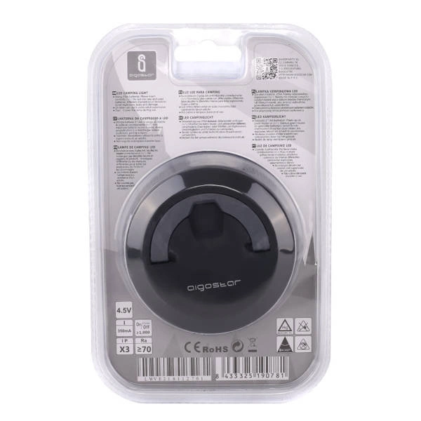 Lampka kempingowa latarka LED na baterie 1.4W 7000K