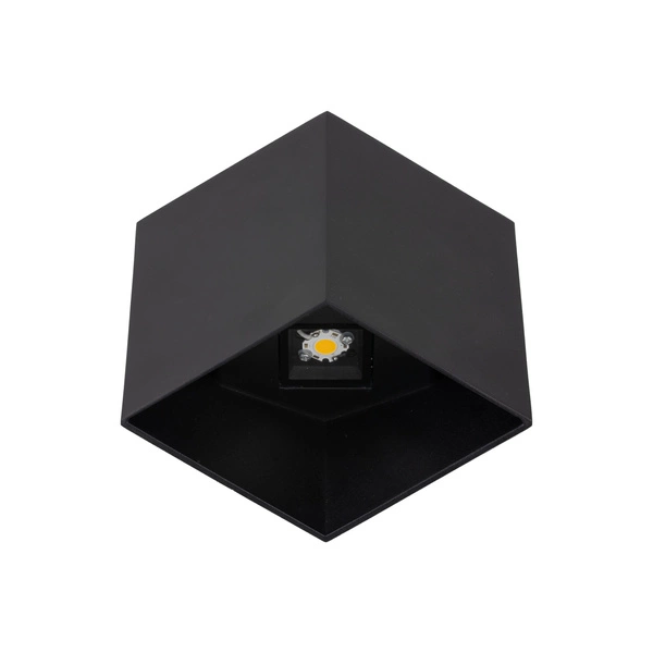 CUBE BLACK KINKIET LED IP 54