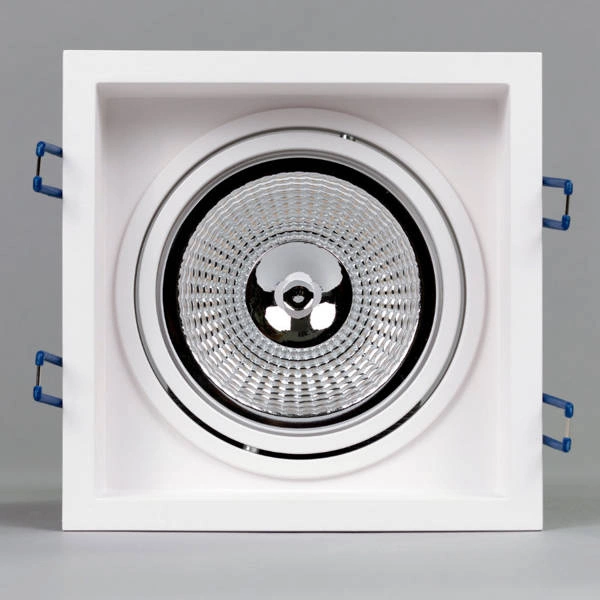 Oprawa wpuszczana oczko sufitowe CROSTI LANA SQ L szer. 17cm | biały