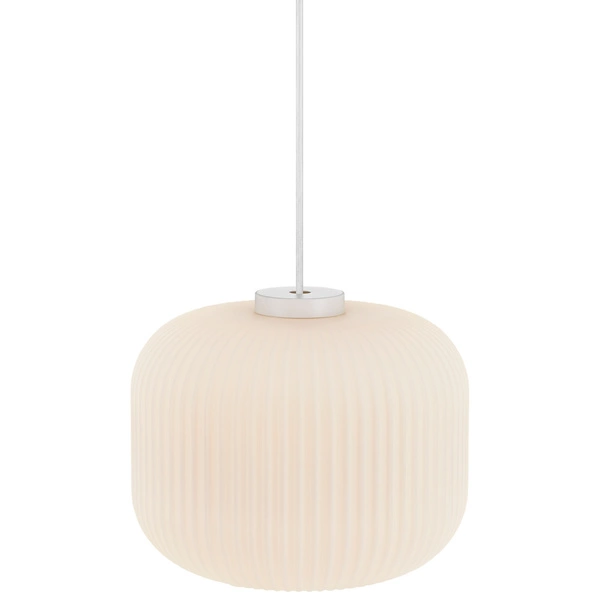 Lampa wisząca MILFORD E27 40W Szkło | Biały opal
