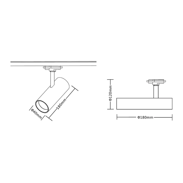 Reflektor Magro 7W 2700/4000K Biały 1 Obwodowy