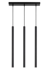 Lampa Sigma SOPEL 3 PROSTY CZARNY lampa wisząca 33401