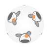 Lampa sufitowa Doggy 2xE27 Max.60W Chromowany metal/białe szkło ze wzorem psa 4584002