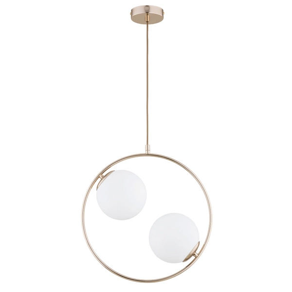 Lampa wisząca ALFA AVIA S 54 ZŁOTA 2xE14 39cm | 62444