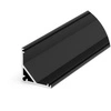 Profil LED P3-2 narożny 100cm szer. 22mm | do osłonek C17/C18 | czarny