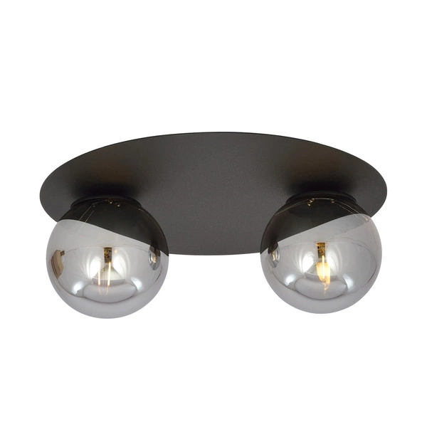 Lampa sufitowa Emibig SOLAR 2 Czarny/GRAFIT 1128/2