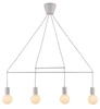 Lampa wisząca ALTO 34-70906 biała matowa 4x40W E27