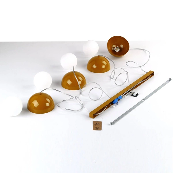 BONO OCHRA LAMPA WISZĄCA 4 LISTWA 10267