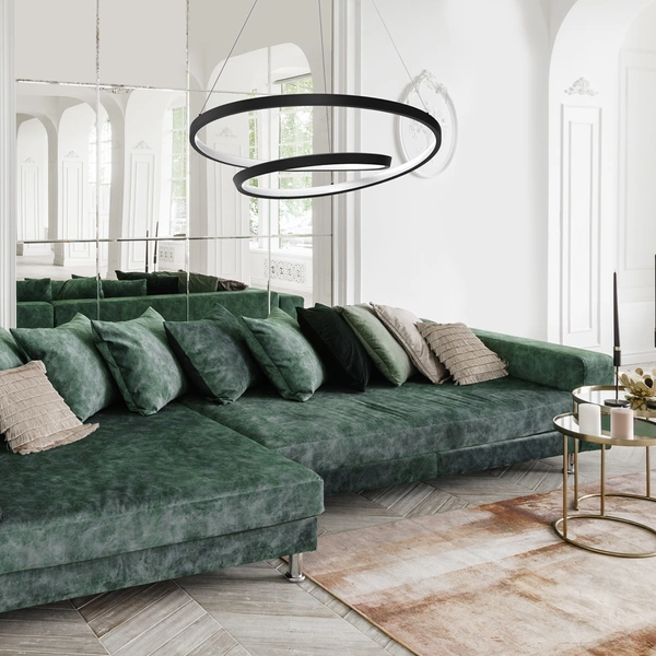 Lampa wisząca LUCERO, ML7948, czarna, 48W LED, barwa neutralna 4000K