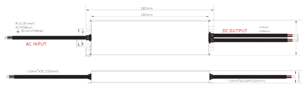 Zasilacz hermetyczny MPF-350-24 IP67 350W 24V