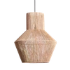 Lampa Wisząca Boho z Włókna Naturalnego Zewnętrzna Abruzzo Paola 50cm E27