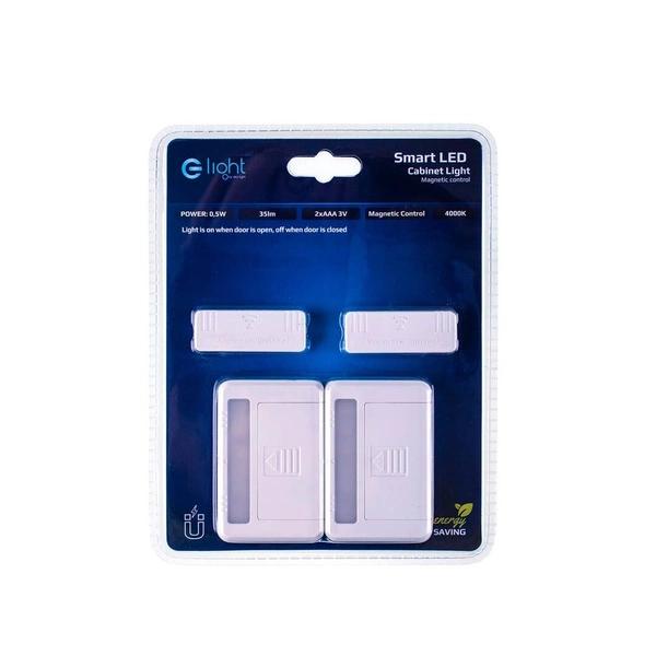 Lampka Podszafkowa 0,5W 4000K 2xAAA stykowa EKPL2424