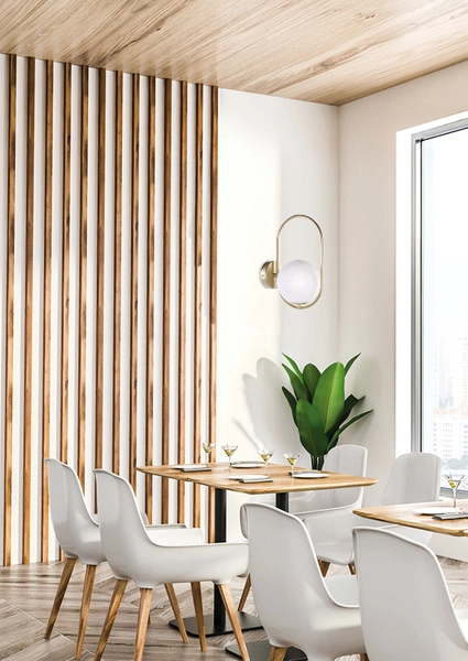 Kinkiet CORDEL 1X28W G9 RING mosiądz