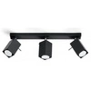 Designerska lampa sufitowa MERIDA 3 SL.0101 Czarna 3xGU10
