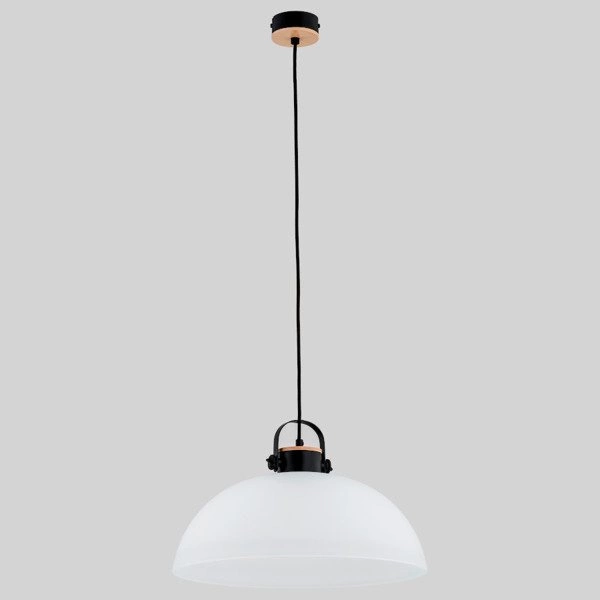 Lampa wisząca ALFA BOLO BIG DREWNIANA 1xE27 40cm | 60584