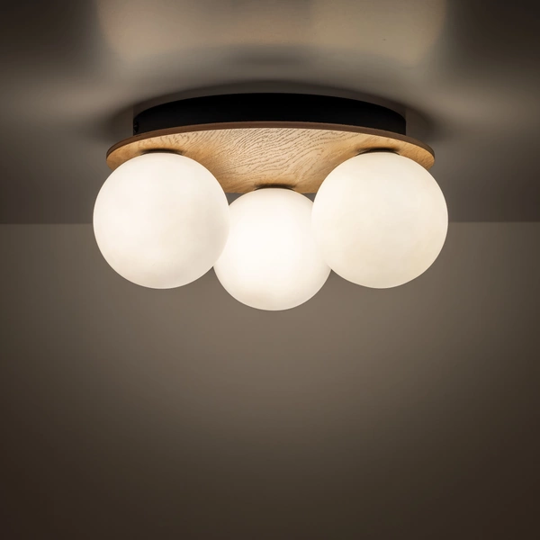 BIANCA WOOD LAMPA SUFITOWA 3