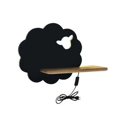 Kinkiet dziecięcy IQ Kids Sheep, 21-85122, czarny, 5W LED, barwa neutralna 4000K